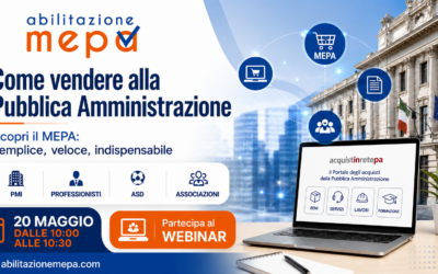 Scopri in 30 minuti come vendere alla Pubblica Amministrazione – WEBINAR GRATUITO